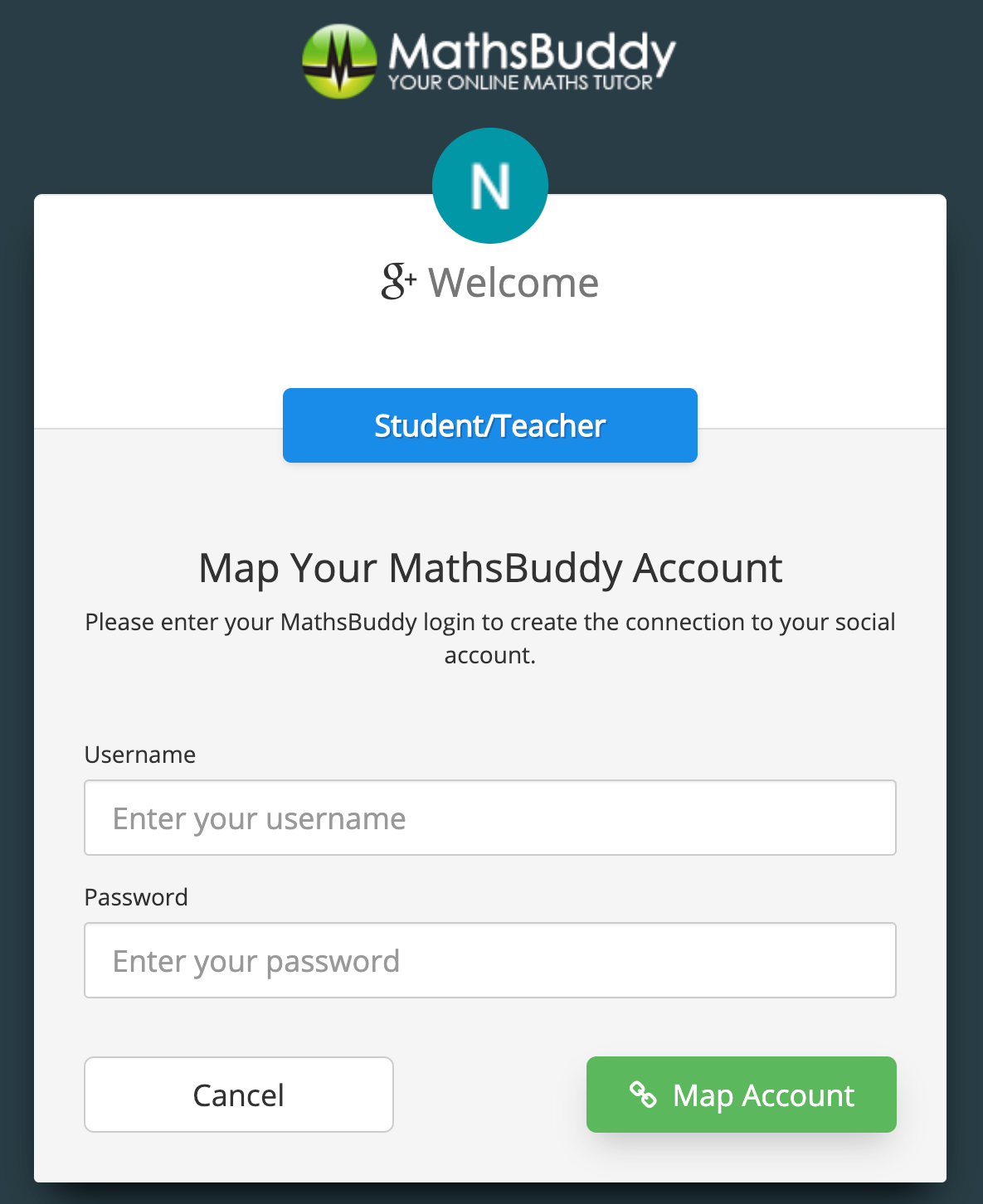Map google account