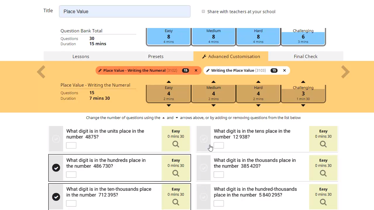 Advanced Customisation